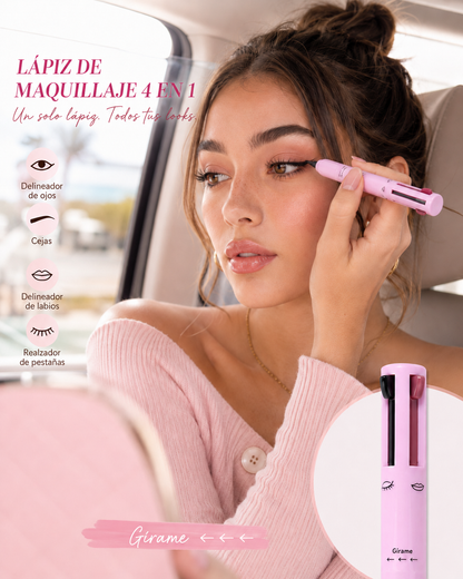 Lápiz de Maquillaje 4 en 1 - Belleza Completa en un Solo Producto