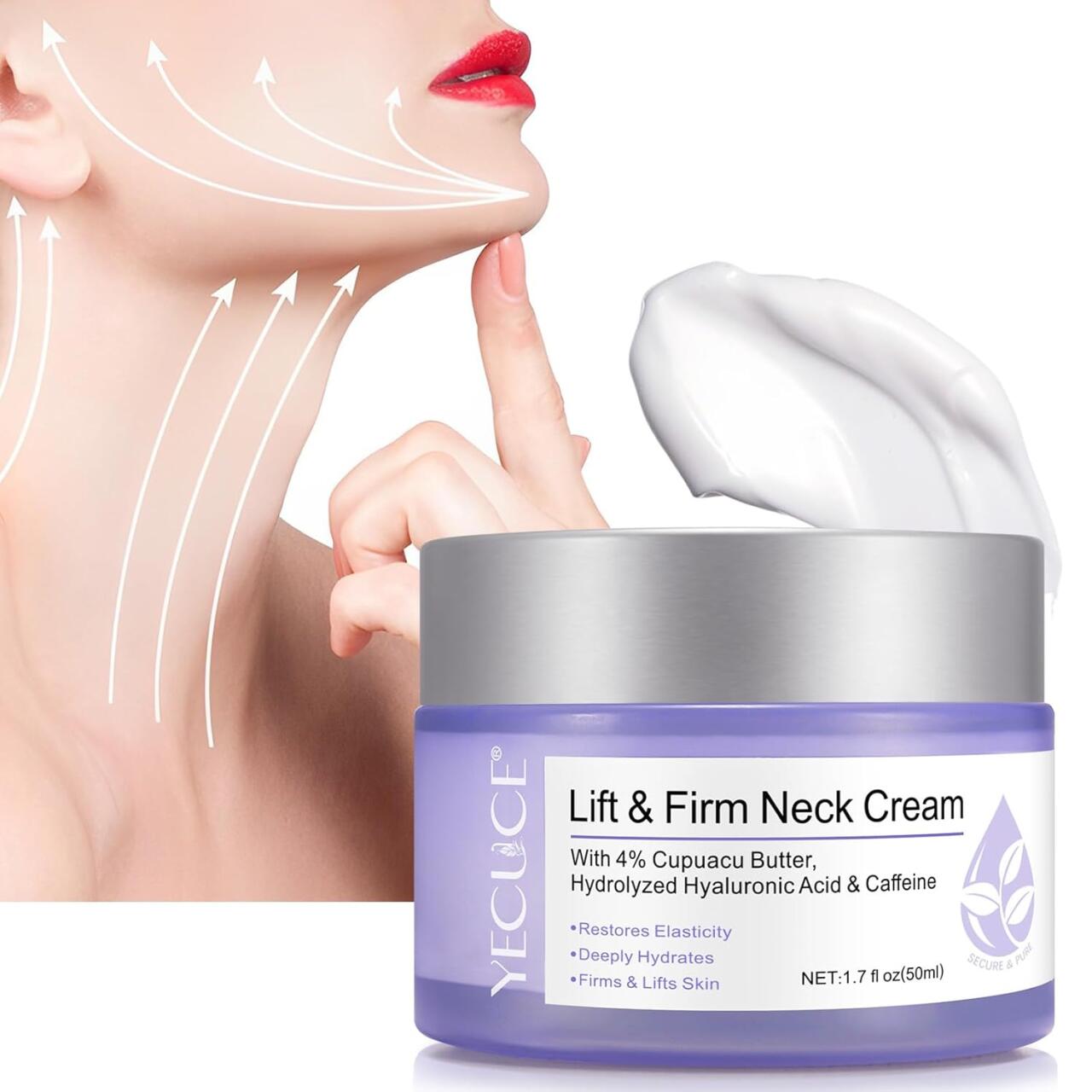Creme Antienvelhecimento para o pescoço e decote