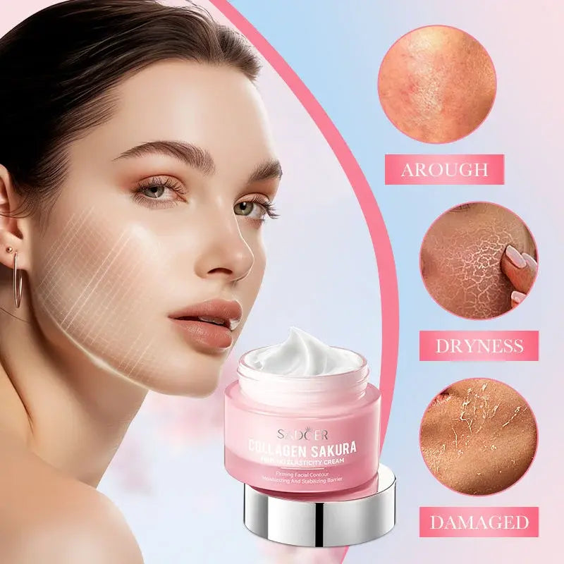 Crema Facial Sakura Colágeno Reafirmante